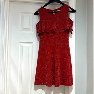 Red sparkly holiday dress by Epic Threads - girls large